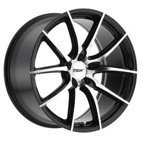 TSW Wheels SPRINT GLOSS BLACK W/MIRROR CUT FACE