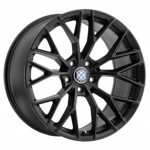 Beyern Wheels ANTLER DOUBLE BLACK - MATTE BLACK W/GLOSS BLACK FACE