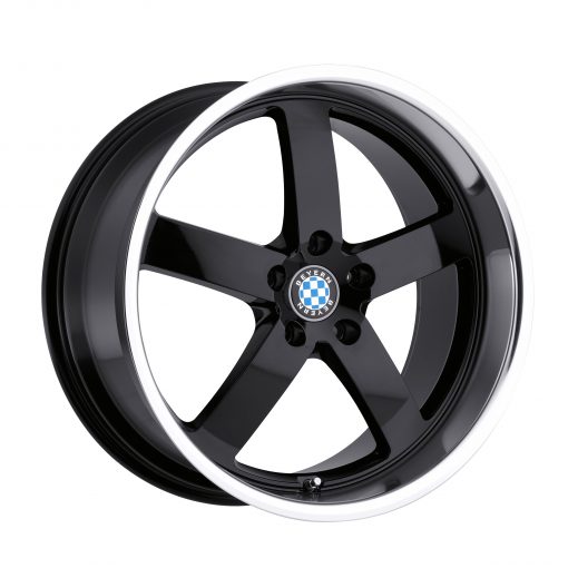 Beyern Wheels RAPP GLOSS BLACK W/MIRROR CUT LIP