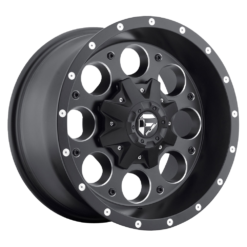 Fuel D525 REVOLVER MATTE BLACK MILLED