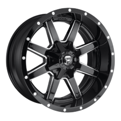 Fuel D610 MAVERICK GLOSS BLACK MILLED