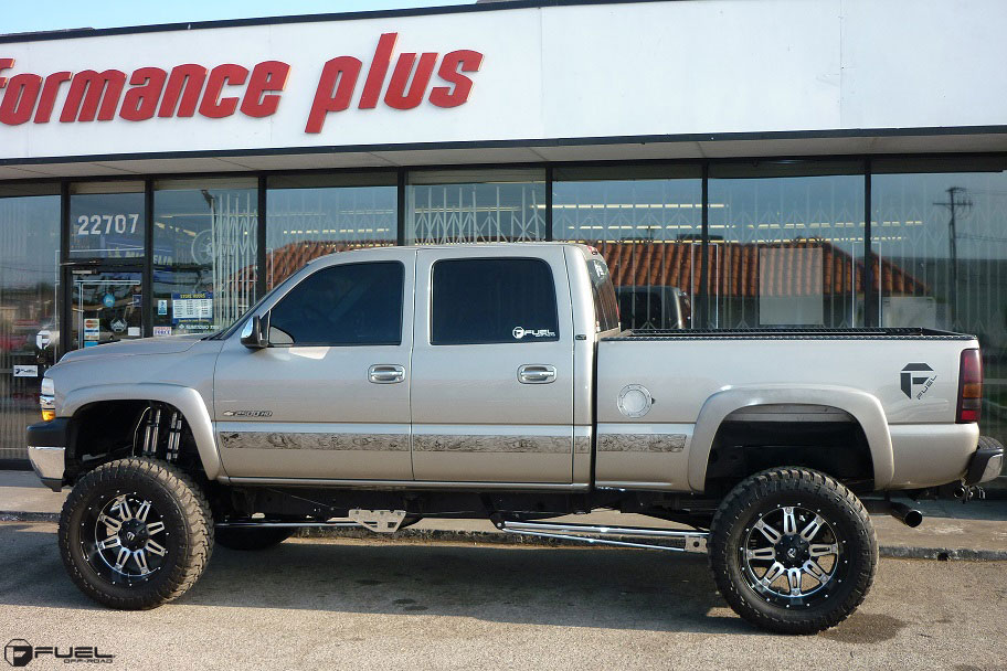 Chevrolet Silverado 2500 22x11 Fuel Hostage D532 Wheels