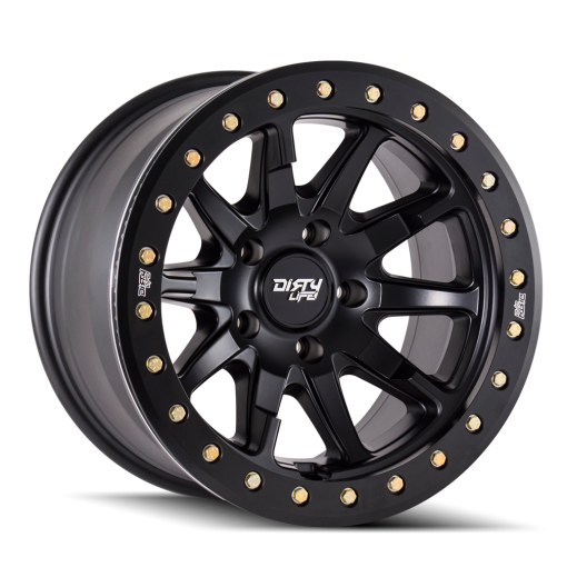 Dirty Life Wheels DT-2 MATTE BLACK W/SIMULATED RING