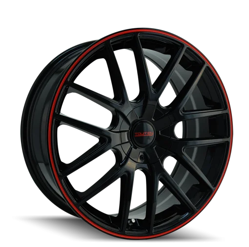 Touren Wheels TR60 BLACK/RED RING