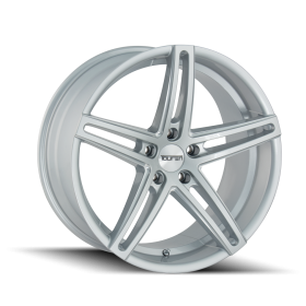 TR73 GLOSS SILVER/MILLED SPOKES