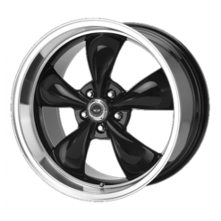 American Racing AR105 TORQ THRUST M GLOSS BLACK MACHINED LIP