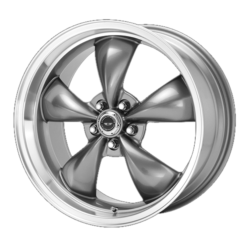 American Racing AR105 TORQ THRUST M ANTHRACITE MACHINED LIP