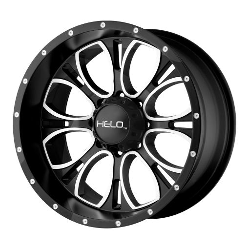 HELO Wheels HE879 GLOSS BLACK MACHINED