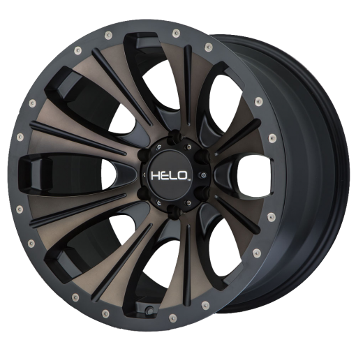 HELO Wheels HE901 SATIN BLACK DARK TINT