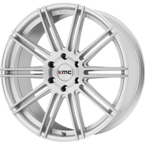 KMC Wheels KM707 CHANNEL BRUSHED SILVER