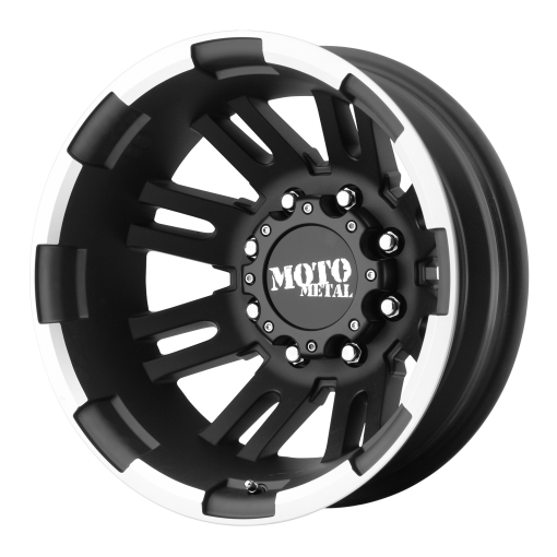 Moto Metal Wheels MO963 MATTE BLACK MACHINED - REAR