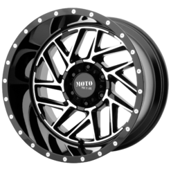Moto Metal MO985 BREAKOUT GLOSS BLACK MACHINED