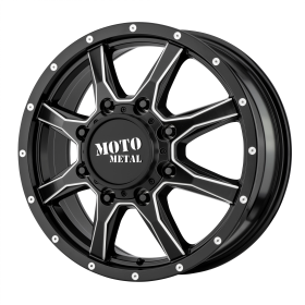 Moto Metal Wheels MO995 SATIN BLACK MILLED - FRONT