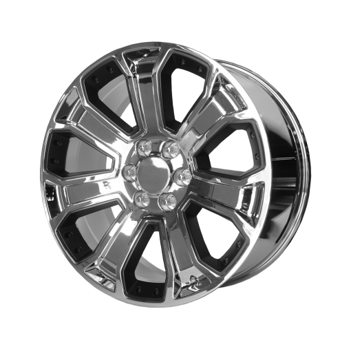 OE Creations Wheels PR113 CHROME WITH MATTE BLACK ACCENTS