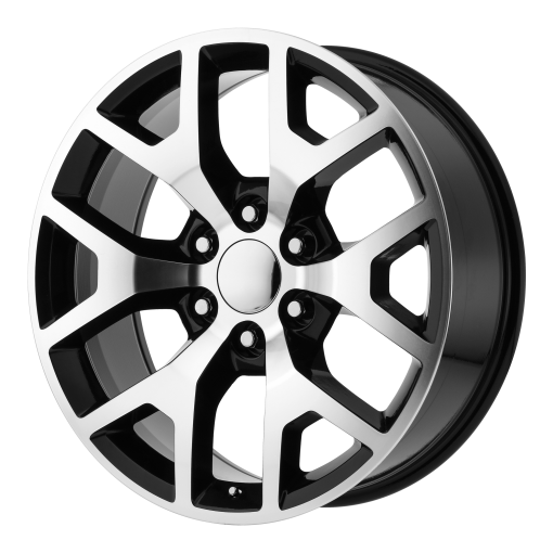 OE Creations Wheels PR169 GLOSS BLACK WITH MACHINED SPOKES