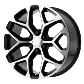 OE Creations Wheels PR176 GLOSS BLACK MACHINED