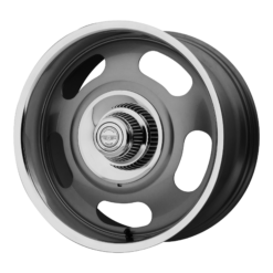 American Racing VN506 MAG GRAY CENTER POLISHED LIP