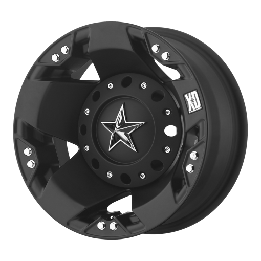 XD Series Wheels XD775 ROCKSTAR MATTE BLACK - REAR