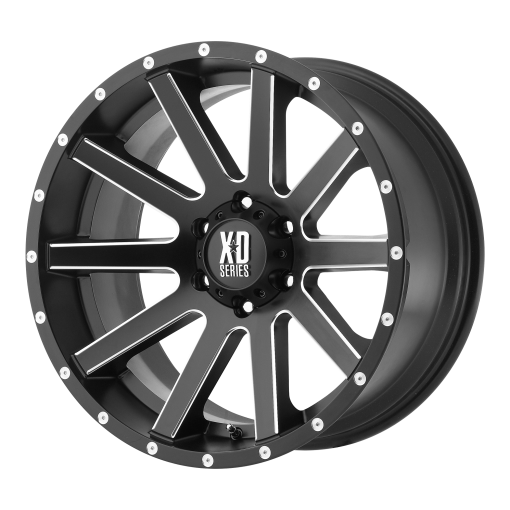 XD Series Wheels XD818 HEIST SATIN BLACK MILLED