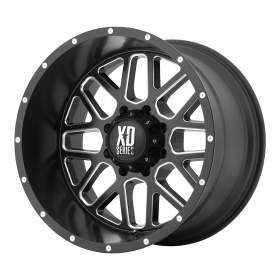XD Series Wheels XD820 GRENADE SATIN BLACK MILLED