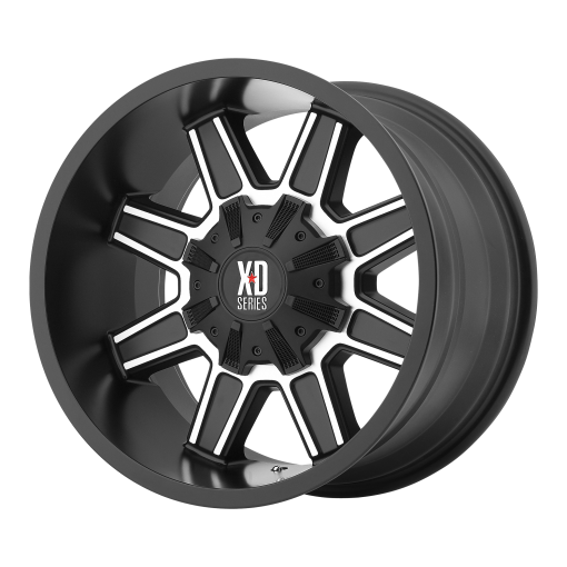 XD Series Wheels XD823 TRAP SATIN BLACK WITH MACHINED FACE
