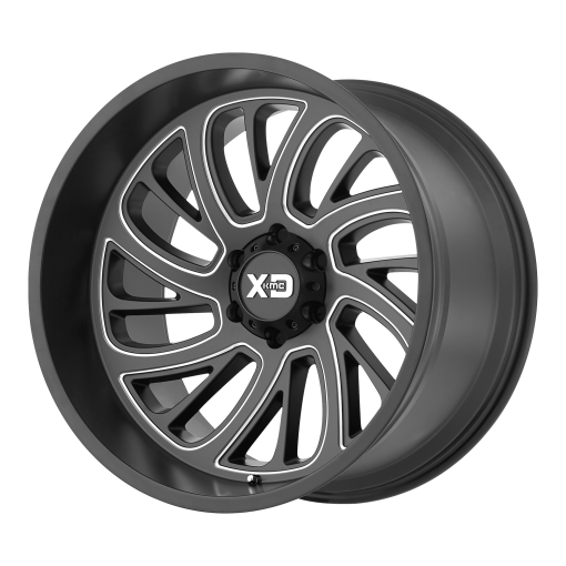 XD Series Wheels XD826 SURGE SATIN BLACK MILLED