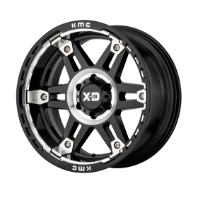 XD Series Wheels XD840 SPY II GLOSS BLACK MACHINED