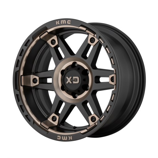 XD Series Wheels XD840 SPY II SATIN BLACK DARK TINT