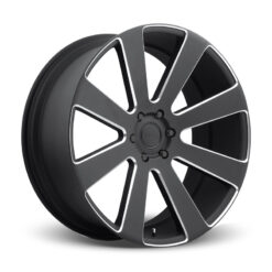 DUB S187 8-BALL MATTE BLACK MILLED