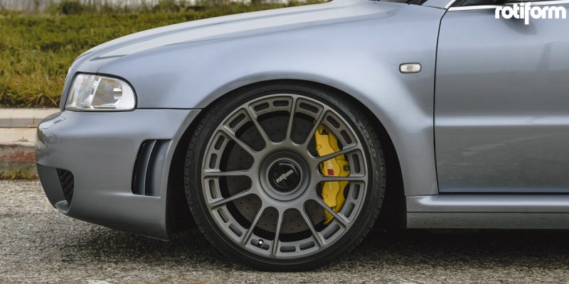 Audi RS4 19x10 Rotiform OZR Wheels