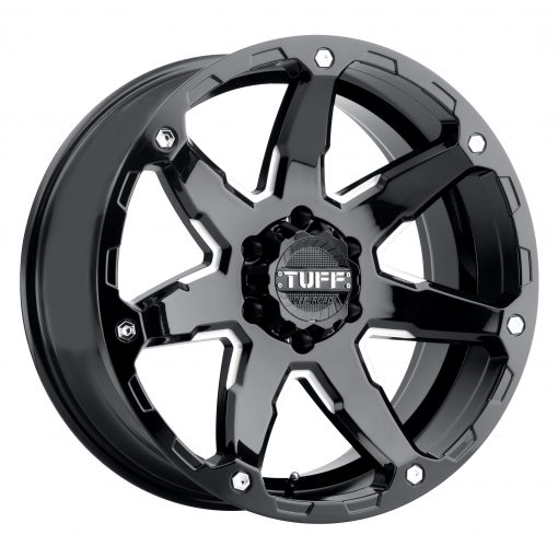 TUFF Wheels T4A BLACK MILLED