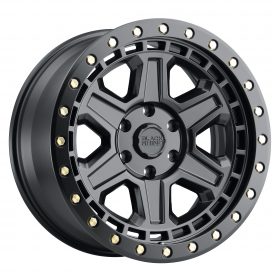 Black Rhino Wheels RENO MATTE BLACK W/BRASS BOLTS