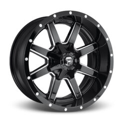 Fuel D610 MAVERICK GLOSS BLACK MILLED