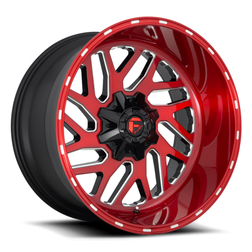 Fuel Wheels D691 TRITON CANDY RED MILLED
