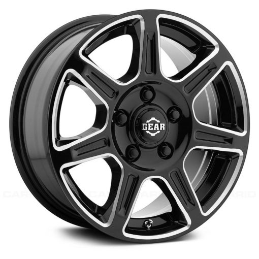Gear Off Road Wheels 750BM SPRINTER GLOSS BLACK WITH CNC MILLED ACCENTS