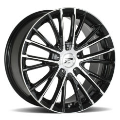 Platinum 437U GENESIS GLOSS BLACK WITH DIAMOND CUT FACE AND CLEAR-COAT
