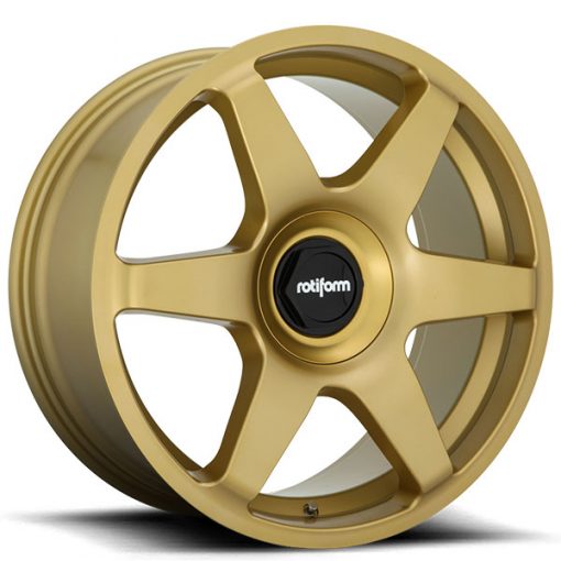 Rotiform Wheels R118 SIX MATTE GOLD