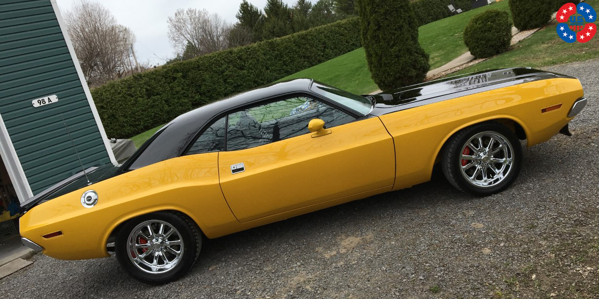 Dodge Challenger w/ 17 US MAG Rambler - U110 Rims - WheelsASAP