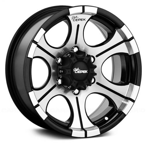 Dick Cepek Wheels DC-2 MACHINED WITH GLOSS BLACK ACCENTS
