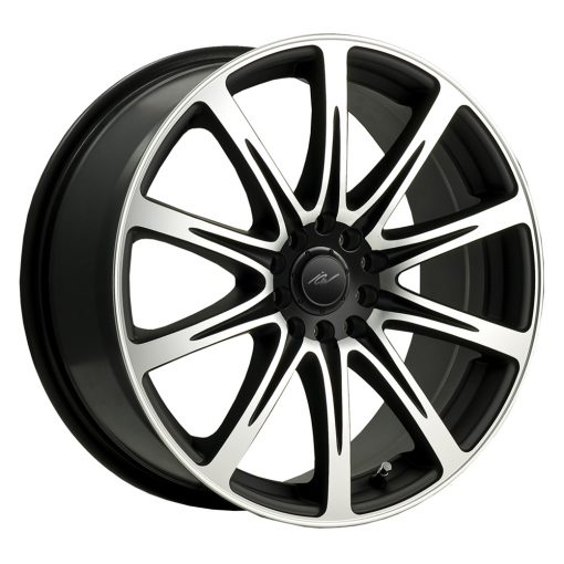 ICW Racing Wheels 209MB EURO MIRROR MACHINED FACE WITH GLOSS BLACK ACCENTS