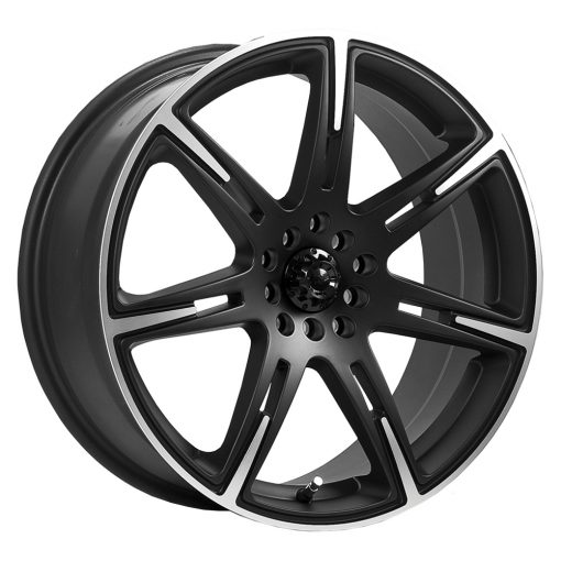 ICW Racing Wheels 210MB KAMIKAZE CARBON BLACK WITH MACHINED ACCENTS AND SATIN CLEAR COAT