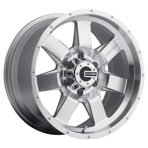 Mamba Wheels 586S M14 SILVER WITH MACHINED FACE