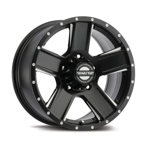 Mickey Thompson Wheels 367BM SD-5 SATIN BLACK WITH CNC MILLED ACCENTS