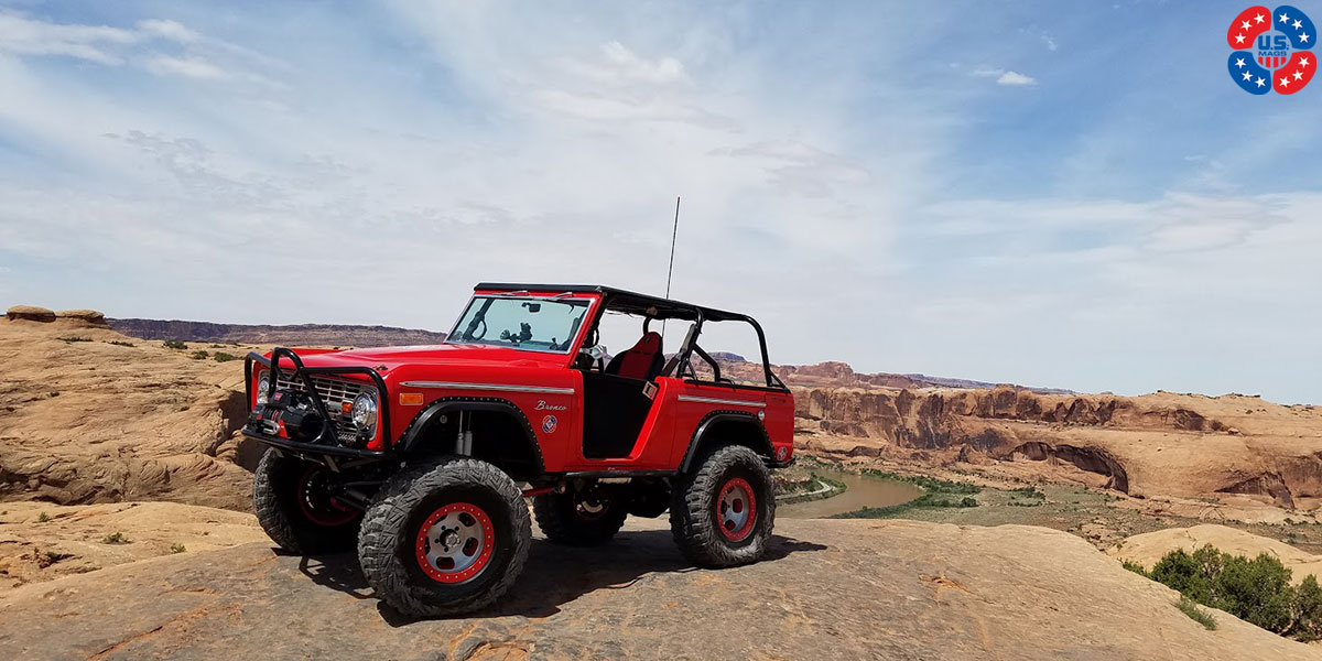 Ford Bronco 17x9 USMAG Indy U101 Truck Wheels