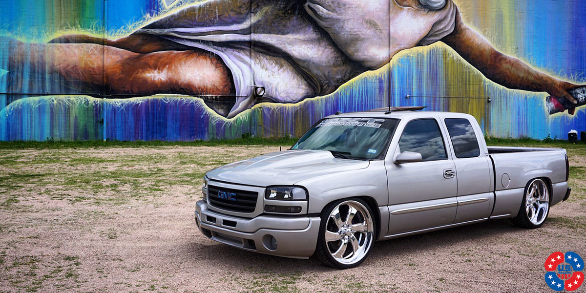 GMC Sierra 1500 24x9 USMAG Gambler 6 U435 Wheels