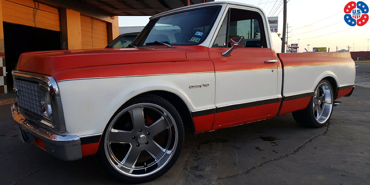 Chevrolet C10 22x9 USMAG Hustler U118 Wheels