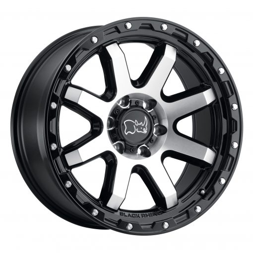 Black Rhino Wheels COYOTE GLOSS BLACK W/MACHINED FACE AND STAINLESS BOLTS