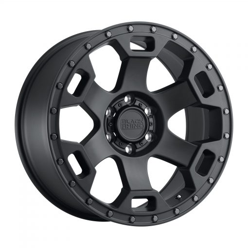 Black Rhino Wheels GAUNTLET SEMI GLOSS BLACK W/GUNMETAL BOLT
