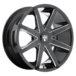DUB S109 PUSH GLOSS BLACK MILLED