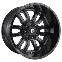 Fuel D596 SLEDGE MATTE BLACK GLOSS BLACK LIP